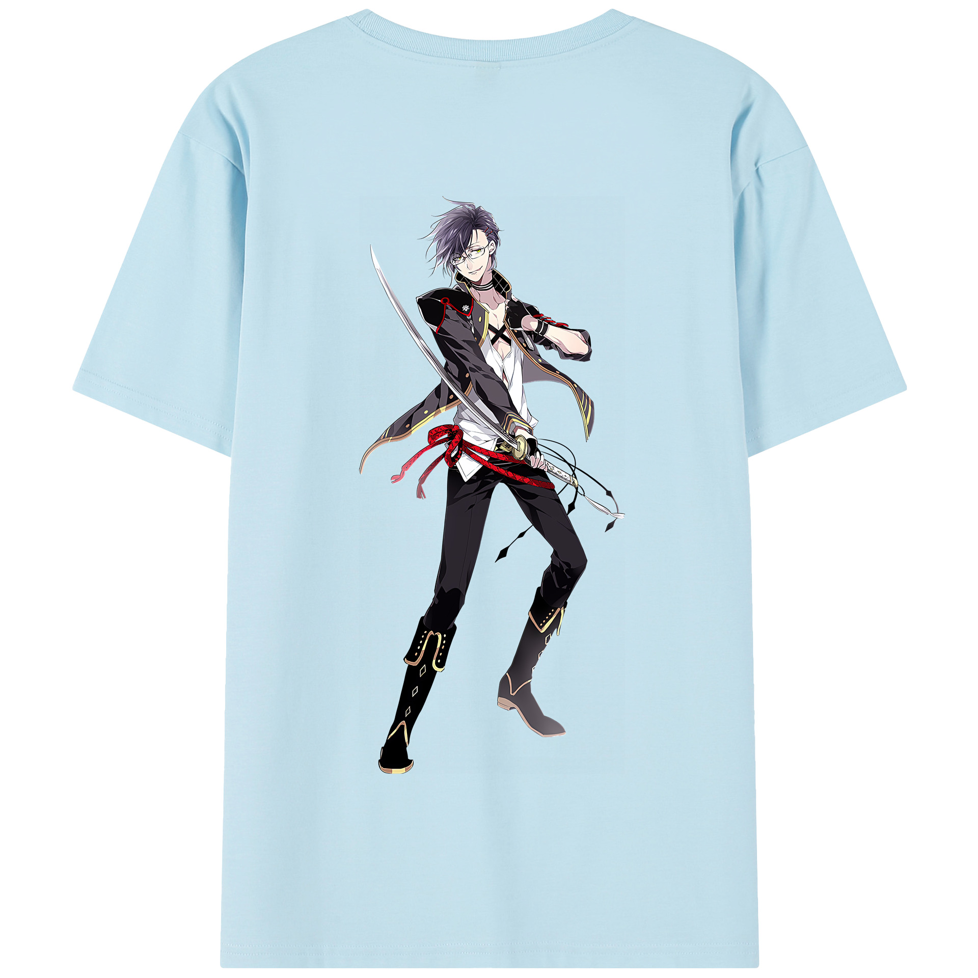 （画像用） 刀剣乱舞 Touken Ranbu 綿100％半袖Tシャツ（背面プリント）